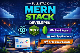 develop a mern stack web app or saas application