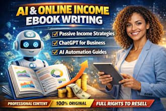ghostwrite a professional ai or make money online ebook for your business