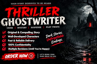 ghostwrite crime mystery thriller novel with suspense and plot twists