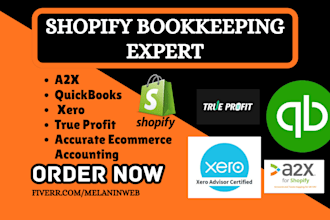 do shopify bookkeeping quickbooks a2x true profit xero webgility reconciliation