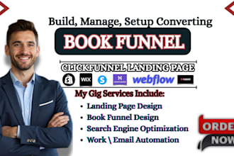 set up mailerlite email marketing landing page and email automation for authors