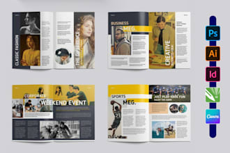 design print ready and online magazine, booklet, ebook, catalog and brochure