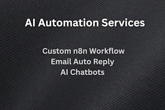 create custom n8n workflows and smart ai email automation