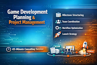 consult on your unity, unreal game, indie game, roblox game development project