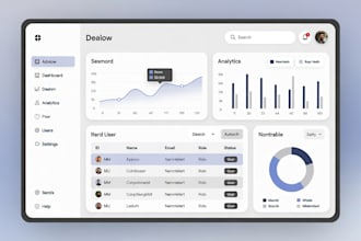 build a modern vue js admin dashboard with laravel API integration