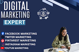 be professional digital marketing expert and social media marketing