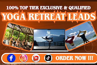 yoga retreat leads marketing retreat leads facebook google instagram ads