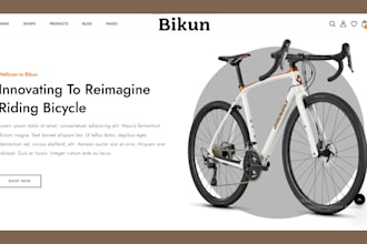 build bicycle shopify store bicycle website bicycle bike store bike accessories
