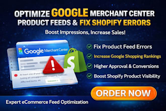 optimize product feed for google merchant center fix shopify product feed errors