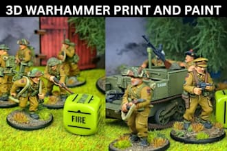 resin 3d print and paint warhammers 40k aos miniatures anime action figure 40k