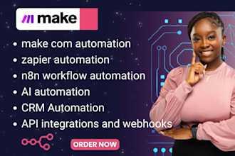 fix make com, n8n, made com, zapier automation, make com automation expert