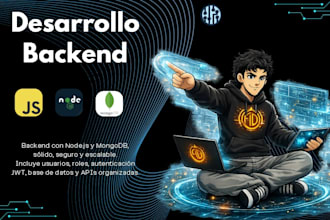 build scalable backend with nodejs express mongodb