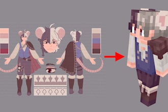 create a minecraft skin
