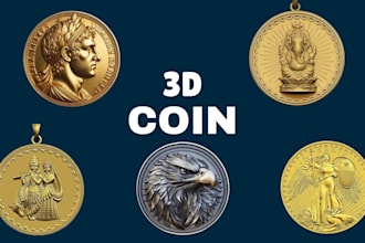 create high quality stl files for 3d coin printing