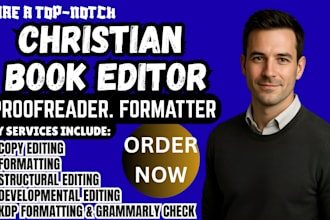 edit, proofread, christian romance, fantasy, format nonfiction book editor