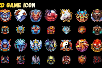 design custom rpg icon ability weapon icon blessing icon game ui asset
