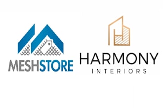 modern real estate and construction logo