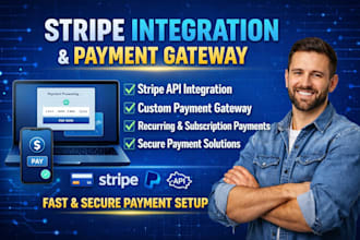 integrate stripe payment gateway in wordpress or woocommerce professionally