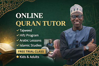 teach quran online tajweed, hifz arabic for kids and adult free demo class