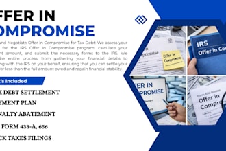 help settle tax debt and negotiate offer in compromise
