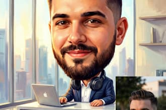 turn your photo into a custom recognizable caricature