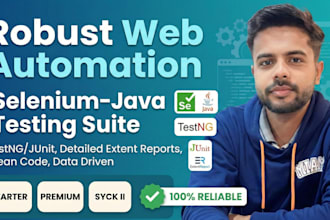 build a robust automation testing framework using selenium and java