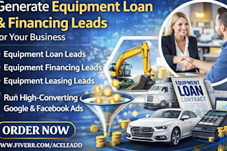 generate equipment financing and leasing leads