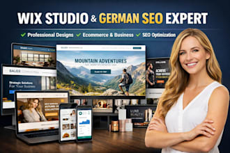 build wix website with german SEO wix ecommerce wix studio developer
