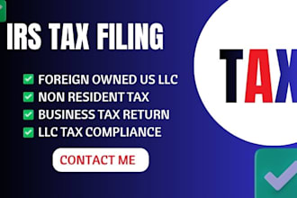 file form 5472 and pro forma 1120 for foreign owned US llc