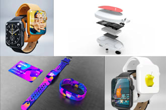 render 3d product design 3d cad consumer electronic smart device in solidworks