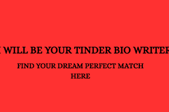 be your tinder bio writer