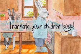translate your children book from english to italian
