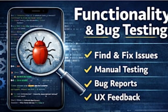 test, review, qa your web, app for functionality, bugs, usability issues report