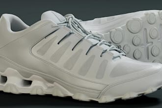 do 3d shoe 3d shoe design 3d footwear 3d shoe animation and rendering