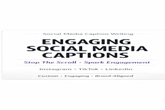 write engaging social media captions