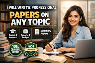 write professional write papers on any topic