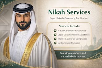 offer online nikah for islamic wedding and witness imam
