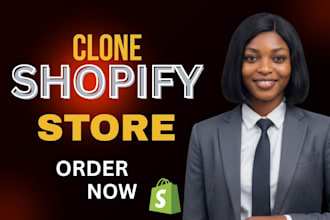 copy, redesign shopify store, clone, revamp, copy shopify website