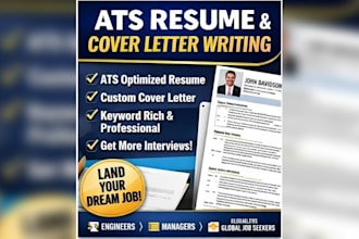 write ats friendly resume and cover letter