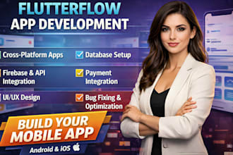 do flutter app development using flutterflow flutter developer flutter app dev