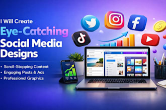 create eye catching social media designs