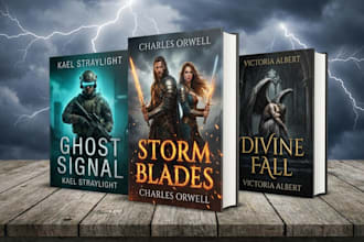 do sci fi fantasy dystopian horror fiction kpd  ebook cover design for you