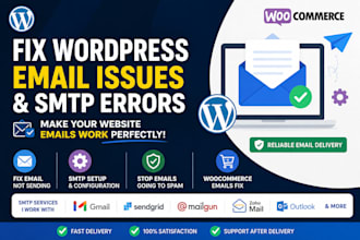 fix wordpress email issues and configure SMTP