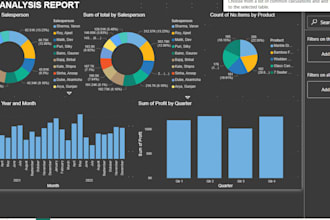 create professional power bi dashboard and reports