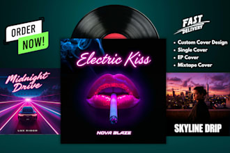 design creative album cover, single cover or mixtape artwork