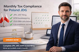 handle your poland monthly jpk vat kpir and zus for complete tax compliance