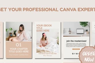 design journal workbook, lead magnet canva ebook canva pdf design