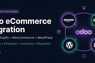 integrate odoo with amazon shopify shipstation and wordpress