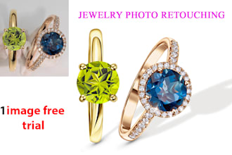 do HD jewelry photo retouch and product image editing in photoshop