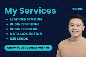 build business email list and phone for cold calling and cold emailing